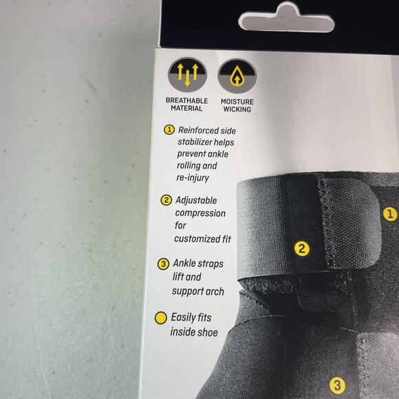 3M FUTURO Ankle Brace Performance Stabilizer Firm Support Adjustable Black 8-10” - Picture 7 of 7